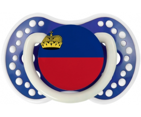Liechtenstein Sucete bandera lovi dynamic azul marino fosforescente
