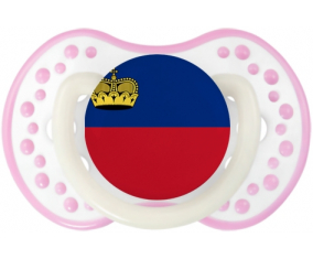 La bandera de Liechtenstein Sucete lovi dynamic fosforescente blanco-rosa
