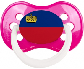 Liechtenstein sucete bandera anatómica clásica rosa oscura