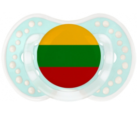 Bandera tetina lituana lovi dynamic clásico retro-turquesa-laguna