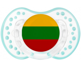 Bandera tetina lituana lovi dynamic clásico retro-laguna blanca