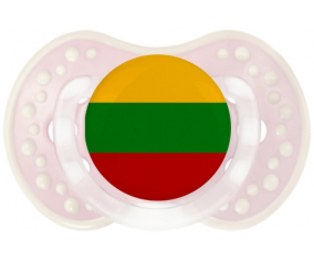 Bandera tetina lituana lovi dynamic clásico retro-rosa-tierno