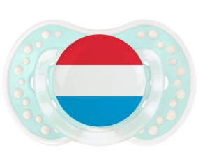 Bandera de Luxemburgo lovi dynamic clásico retro-turquesa-laguna
