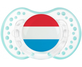 Bandera de Luxemburgo lovi dynamic clásico retro-laguna blanca