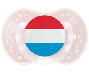 Bandera de Luxemburgo lovi dynamic clásico retro-rosa-tierno