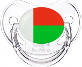 Bandera Madagascar Clásica Transparente Piruleta Fisiológica