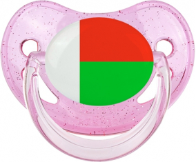 Bandera Madagascar Piruleta Fisiológica Lentejuelas rosas