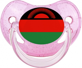 Rosa de brillo de la bandera tetina fisiológica de Malawi
