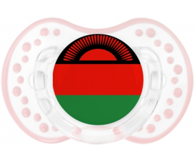 La bandera de Malawi Sucete lovi dynamic clásico retro-blanco-rosa-tierno