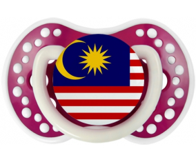 Bandera tetina de Malasia lovi dynamic Fucsia Fosforescente