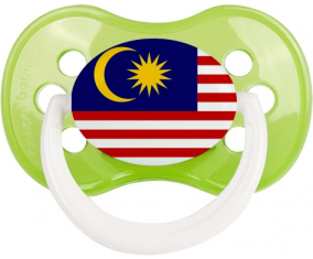 Bandera de Malasia Clásica Piruleta Anatómica Verde