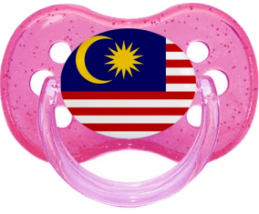 Bandera de Malasia Cereza Lollipop Rosa lentejuelas