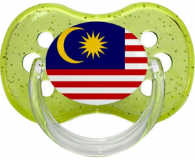 Bandera malaya Verde piruleta de lentejuelas de lentejuelas