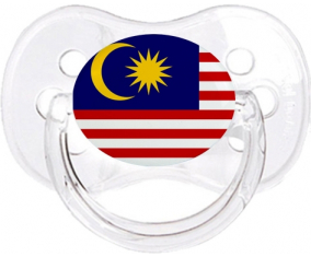 Bandera de Malasia Clásico Transparente Cereza Lollipop