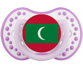 Bandera Maldivas Lollipop lovi dynamic Clásico White-Mauve