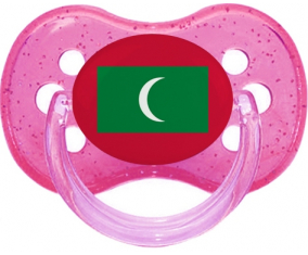 Bandera Maldivas Cereza Lollipop Glitter Rose