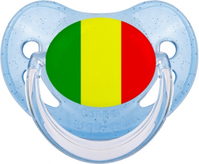 Mali bandera azul lentejuelas piruleta fisiológica