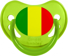 Bandera de Malí Piruleta Fisiológica Fosforescente Verde