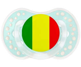 La bandera de Mali Lollipop lovi dynamic clásico retro-turquesa-laguna