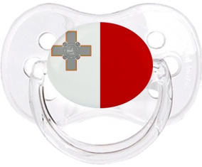 Bandera maltesa azúcar cereza transparente clásico