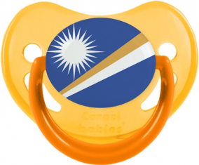 Bandera Islas Marshall Sucete Fisiológico Fosforescente Amarillo
