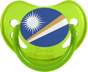 Bandera Islas Marshall Sucete Fisiológico Fosforescente Verde