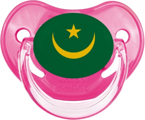 Bandera Mauritania Piruleta Fisiológica Rosa Clásica