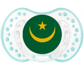 Bandera Mauritania Lollipop lovi dynamic clásico retro-laguna blanca