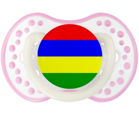 Bandera Mauricio Sucete lovi dynamic Fosforescente Rosa Blanca