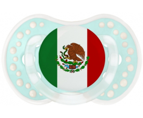 Bandera de México Lollipop lovi dynamic clásico retro-turquesa-laguna