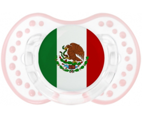 Bandera de México Lollipop lovi dynamic clásico retro-blanco-rosa-tierno