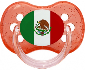 Bandera de México Rojo Cereza Brillo Lollipop
