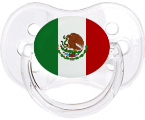 Bandera México Clásico Transparente Cereza Lollipop