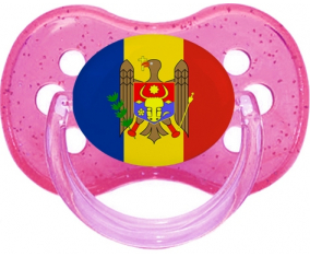 Rosa de brillo de cereza tetina de bandera moldava