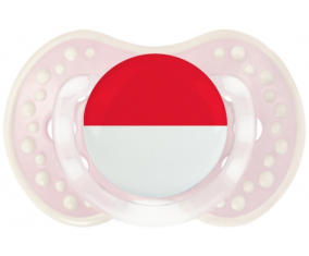 La bandera de Mónaco Sucete lovi dynamic clásico retro-rosa-tierno