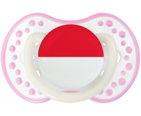 La bandera del Sucete de Mónaco lovi dynamic fosforescente blanco-rosa