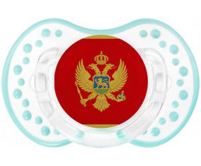 Bandera tetina de Montenegro lovi dynamic clásico retro-laguna blanca