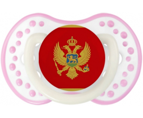 Bandera tetina de Montenegro lovi dynamic fosforescente blanco-rosa