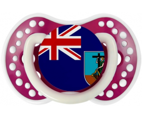 La bandera de Montserrat Lollipop lovi dynamic Fucsia Fosforescente