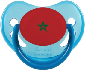 Marruecos bandera fosforescente azul piruleta fisiológica