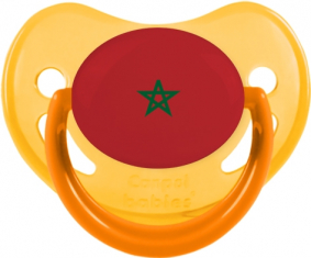 Marruecos Bandera Physiological Lollipop Fosforescente Amarillo