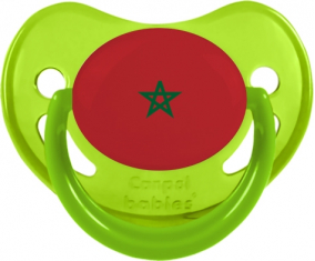 Bandera Marruecos Piruleta Fisiológica Fosforescente Verde