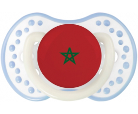 Bandera de Marruecos lovi dynamic clásico blanco-cian