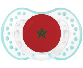 Bandera de Marruecos Lollipop lovi dynamic clásico retro-laguna blanca