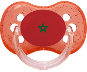 Bandera de Marruecos Tetin Cherry Rojo lentejuelas
