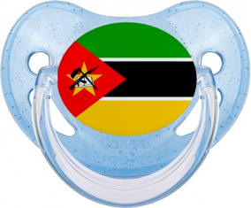 Bandera de Mozambique Lentejuelas Azules Tetin Fisiológica