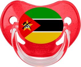 Bandera de Mozambique Lentejuelas Rojas Tetin Fisiológica