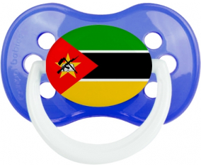 Bandera azul clásica anatómica de suceto de Mozambique