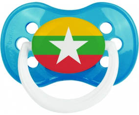 Bandera de Myanmar Clásica Cian Anatómica Lollipop