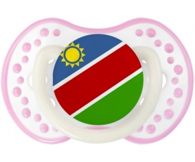 Bandera de Namibia lovi dynamic fosforescente blanco-rosa